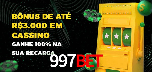 997Bet melhor bônus de depósito