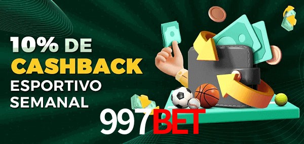 10% de bônus de cashback na 997Bet